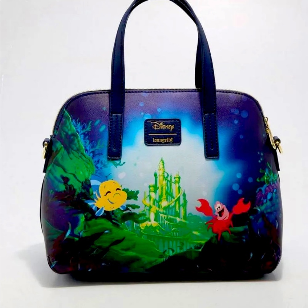 Loungefly Disney The Little Mermaid Ocean Satchel Bag NWT sealed